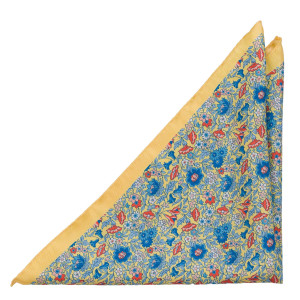 PRIMAVERATO Yellow pocket square