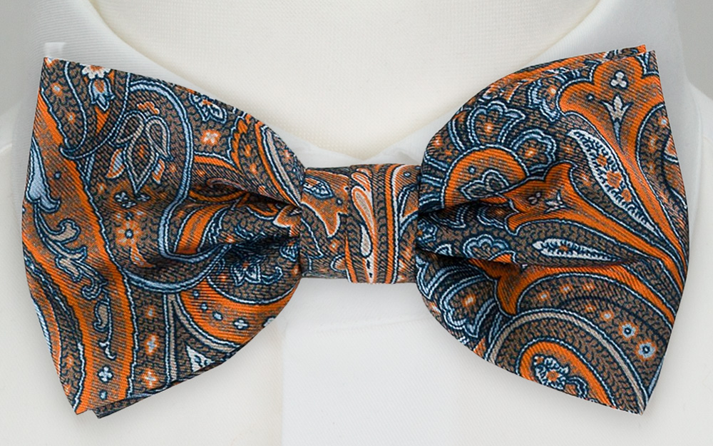 PRINCIPESCO Orange bow tie