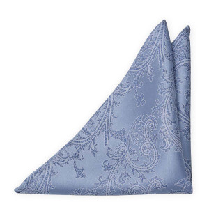 AISLEWALKER DUSTY BLUE pocket square