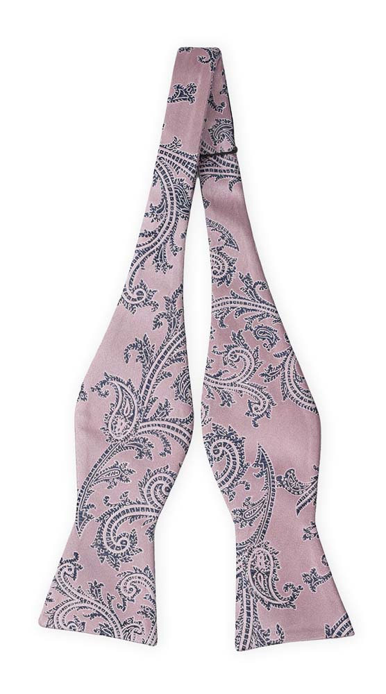 AISLEWALKER VINTAGE PINK self-tie bow tie