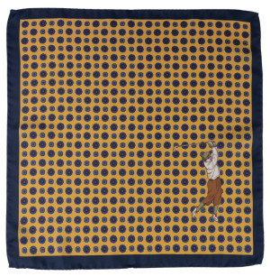 ALTALENADAGOLF YELLOW pocket square