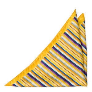ARCOBALENO YELLOW pocket square