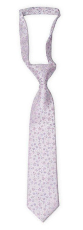 AUGURI Pale purple boy's tie small pre-tied