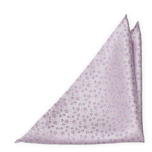 AUGURI PALE PURPLE pocket square