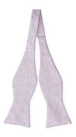 AUGURI PALE PURPLE self-tie bow tie