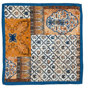 BELLISSIMA BLUE pocket square
