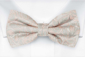 BESTMAN SILVER BLUSH bow tie