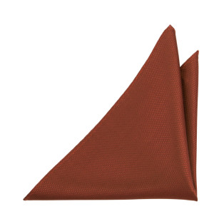 BIRDSEYE TERRACOTTA pocket square