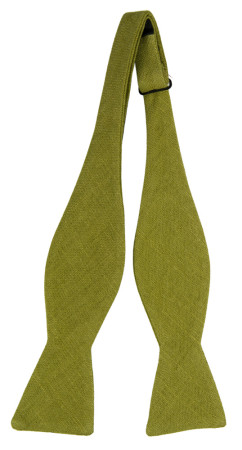 BITTERSWEET GREEN self-tie bow tie