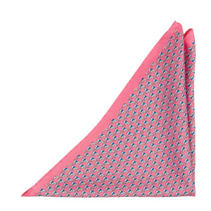 BOCCAGLIO Pink pocket square
