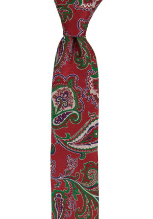 BOFFOLA Red boy's tie medium