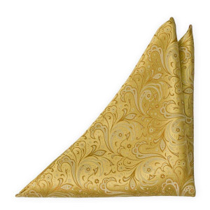 BRIDALLY GOLDEN YELLOW pocket square