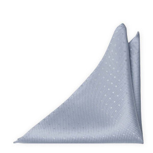 BRUDGUM LIGHT BLUE pocket square