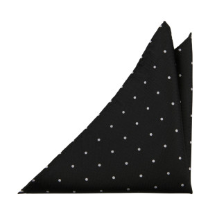 CHIPPER BLACK pocket square