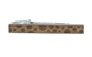 Circles WOOD tie bar