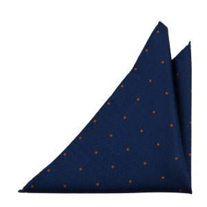 CONFIDANT CINNAMON pocket square