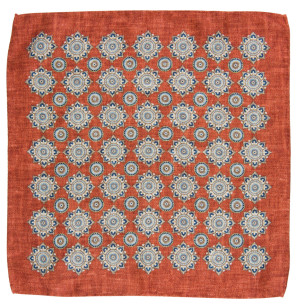 CONTENTA ORANGE pocket square