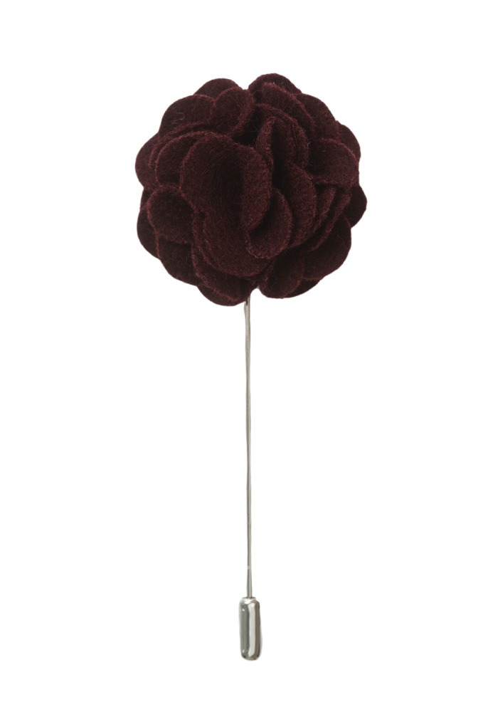Crafty Dark Brown lapel pin