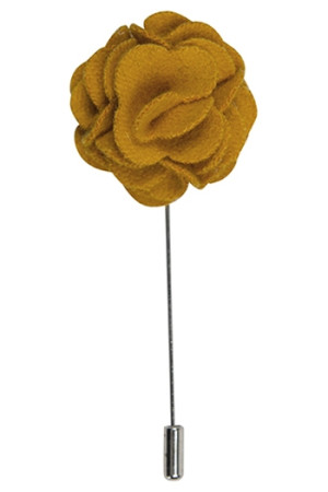 Crafty Mustard Yellow lapel pin