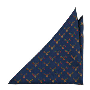 DEEROHDEER BLUE pocket square