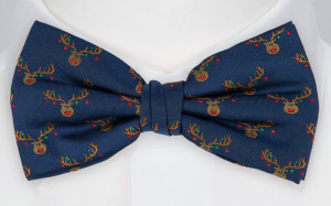 DEEROHDEER BLUE bow tie