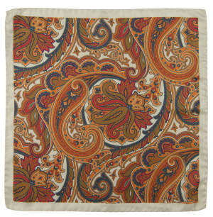 DILUSSO WHITE pocket square