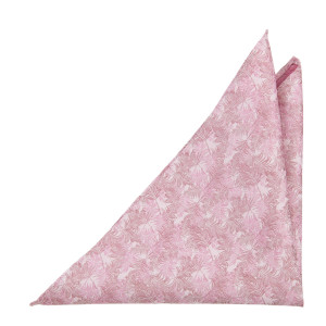 DONOTLEAFME PINK pocket square