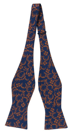 DRESSTOKILL NAVY self-tie bow tie