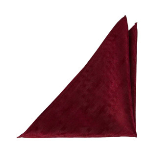 DRUMMEL DARK RED pocket square