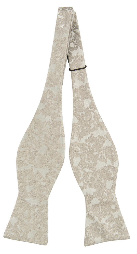 Excitement TAUPE self-tie bow tie