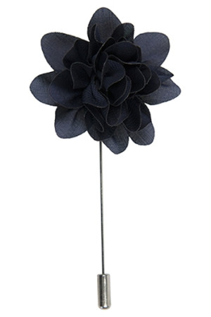 Floret Navy Blue lapel pin