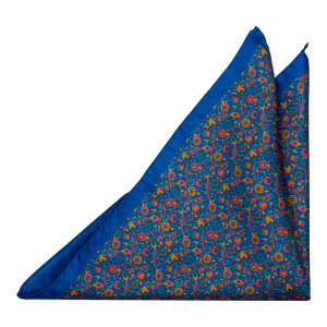 FLORIDO Blue pocket square