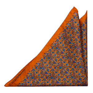 FLORIDO Orange pocket square