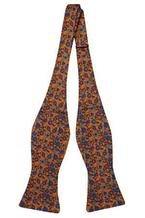 FLORIDO Orange self-tie bow tie