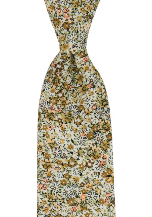 FLOWERFOLLY BROWN tie
