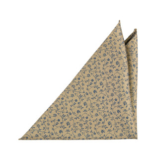 FONDNESS CHAMPAGNE pocket square