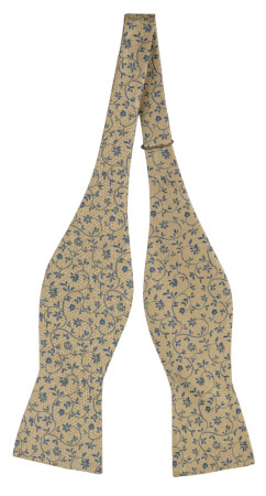 FONDNESS CHAMPAGNE self-tie bow tie