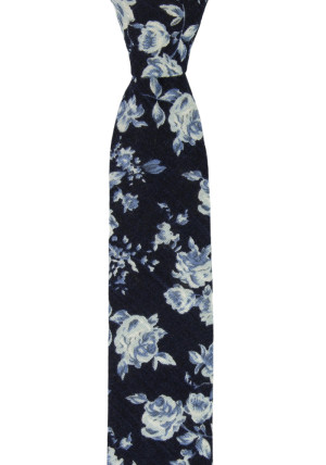 FONDOFYOU NAVY BLUE boy's tie medium