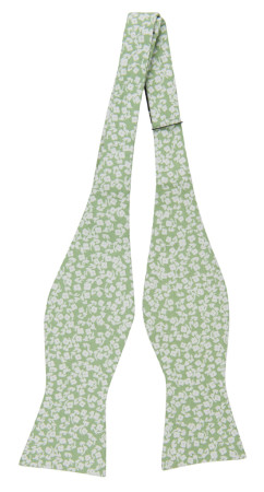FORGIVEME GREEN self-tie bow tie