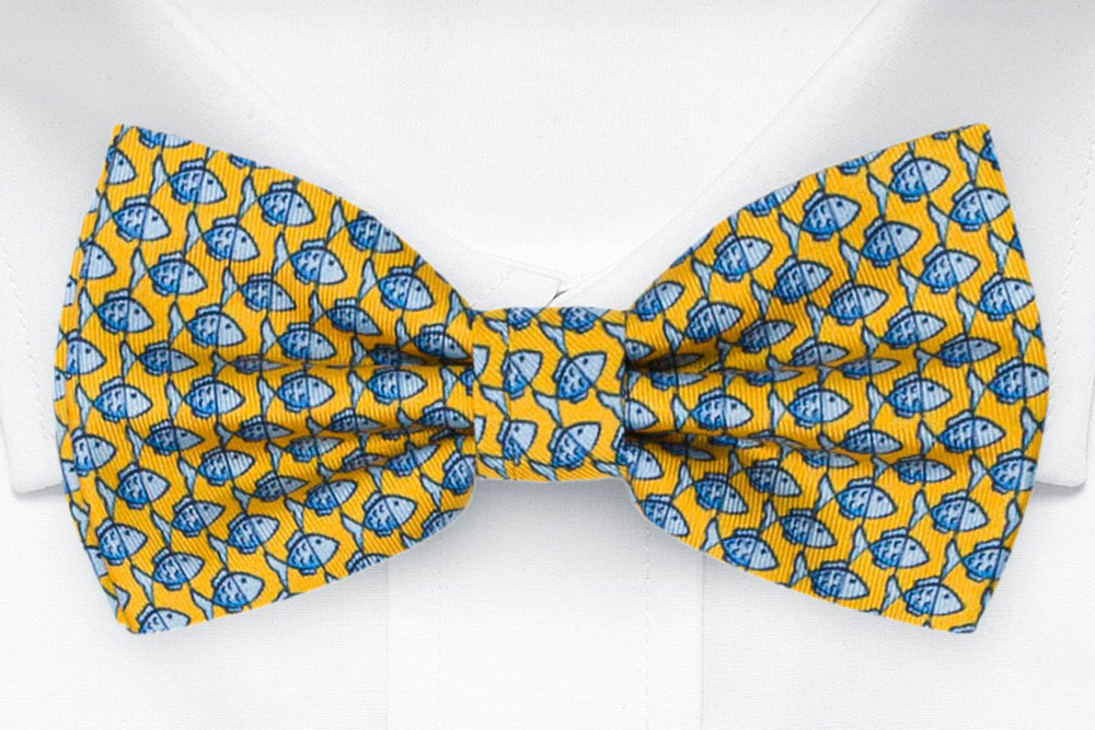 FORZAPESCE YELLOW bow tie
