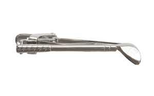 Golf club SILVER tie bar