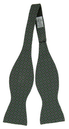 GRAZIA GREEN self-tie bow tie