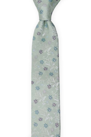 GROOMBLOOM Dusty mint boy's tie medium