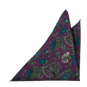 GROWINGONME PURPLE pocket square