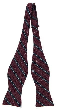 HOLDONTO DARK RED self-tie bow tie