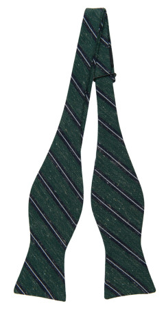 HOLDONTO GREEN self-tie bow tie