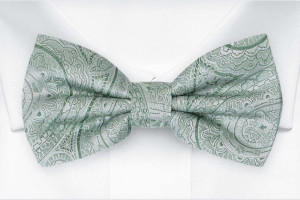 HONEYMOON PALE GREEN bow tie