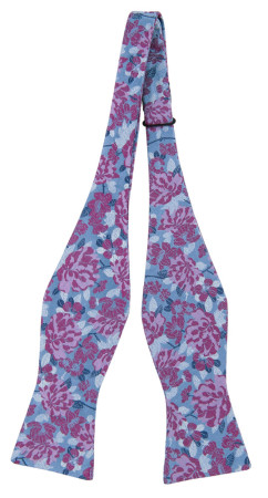 INFLOWERLOVE LIGHT BLUE self-tie bow tie