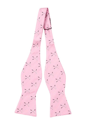 BIRDIESWINGER PINK self-tie bow tie