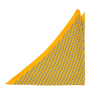 BOCCAGLIO Yellow pocket square